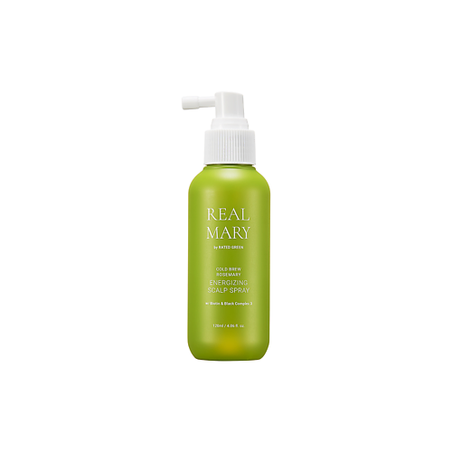 RATED GREEN Регенерирующий спрей для кожи головы с соком розмарина Real Mary Energizing Scalp Spray 120