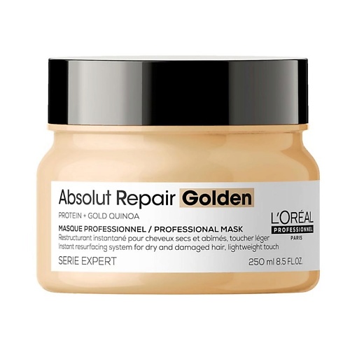 Маска для волос L'OREAL PROFESSIONNEL Маска для волос GOLDEN MASK, WITH PROTEIN AND GOLD QUINOA