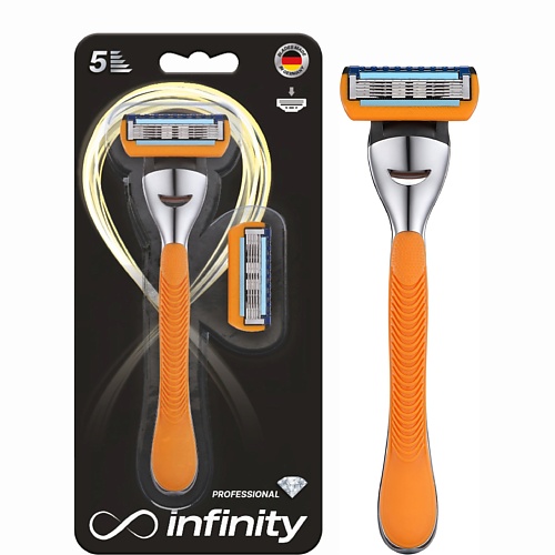 Станок для бритья INFINITY Бритва мужская PRO 5 +2 кассеты подарочный набор