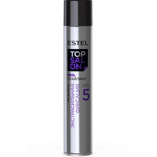 Лак для укладки волос ESTEL PROFESSIONAL Лак для волос TOP SALON PRO.СТАЙЛИНГ экстрасильная фиксация