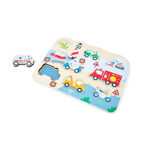 Игрушка HAPE Пазл Спецтехника