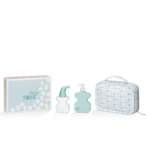 Набор парфюмерии TOUS Набор парфюмерии TOUS BABY TOUS MY FIRST MINI SUITCASE EDC (100ML+BL 250ML+MINI SUITCASE)