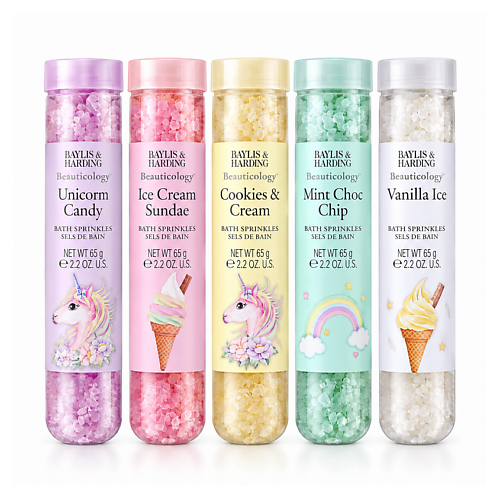 Набор средств для ухода за телом BAYLIS&HARDING BAYLIS & HARDING Набор солей для ванны Beauticology Bath Sprinkles