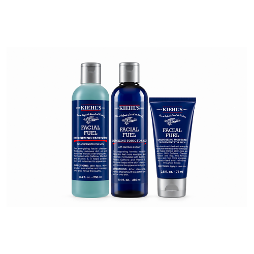 Набор средств для лица KIEHL'S Набор для ухода за мужской кожей Facial Fuel