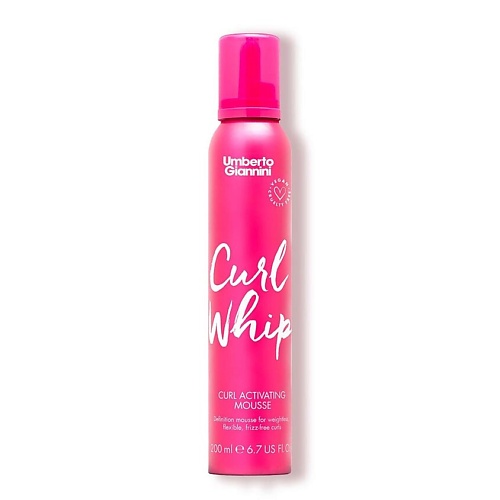 Мусс для волос UMBERTO GIANNINI Мусс для волос CURL WHIP CURL ACTIVATING MOUSSE 200 ML