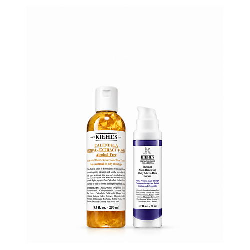 Набор средств для лица KIEHL'S Набор для ухода за лицом Calendula & Retinol
