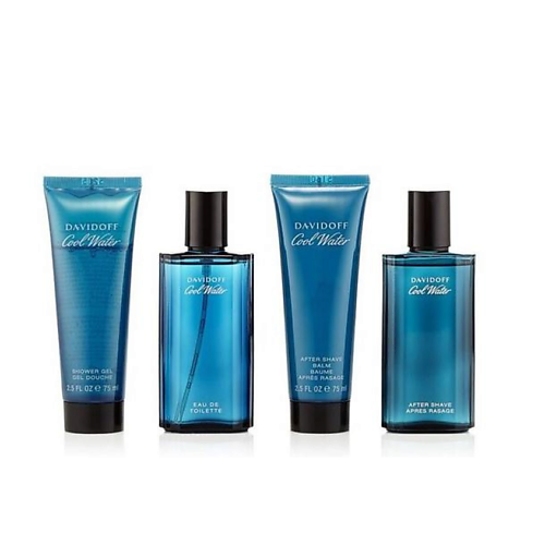 Набор парфюмерии DAVIDOFF Парфюмерный набор Set Cool Water Men 75ml + After Shave 75ml + After Shave Balm 75ml + Show