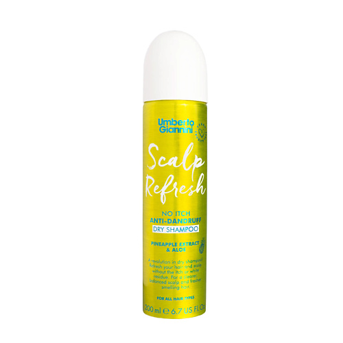 Сухой шампунь UMBERTO GIANNINI Сухой шампунь SCALP REFRESH ANTI-DANDRUFF DRY SHAMPOO 200ML