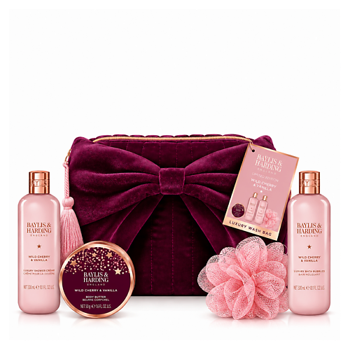 Набор средств для ухода за телом BAYLIS&HARDING BAYLIS & HARDING Подарочный набор для тела Wild Cherry & Vanilla