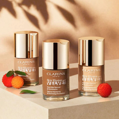 Тональное средство CLARINS Матовый тональный крем SKIN ILLUSION VELVET 105.5W