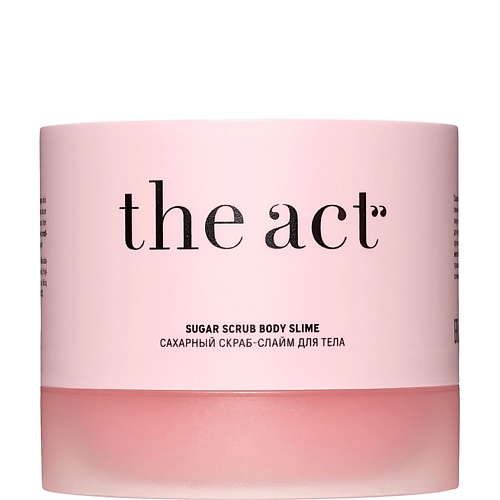 Скраб для тела THE ACT Сахарный скраб-слайм для тела