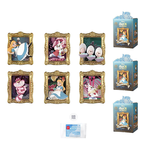 Развивающая игрушка MINISO Набор-сюрприз x Disney Alice Cheshire Cat Art Museum Collection