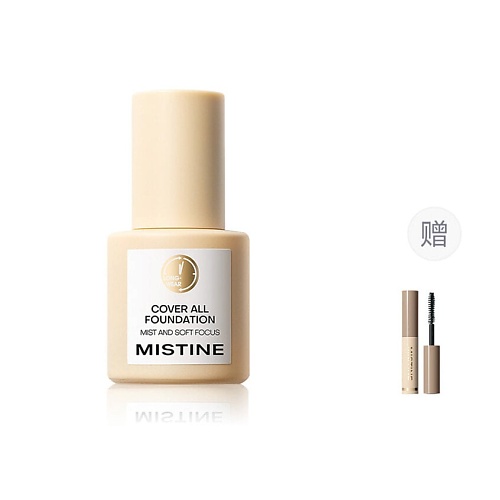 Набор средств для лица MISTINE Набор: Тональный крем Cover All Foundation Mist and Soft Focus + тушь