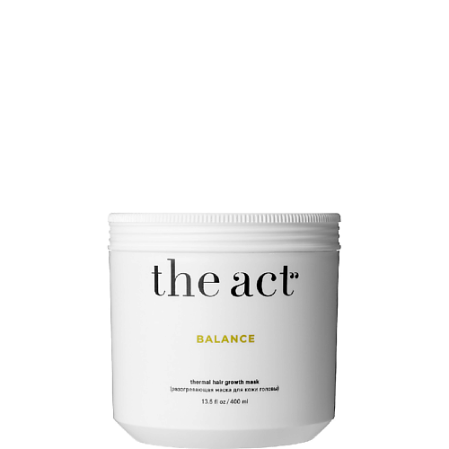 Маска для кожи головы THE ACT Маска разогревающая для кожи головы