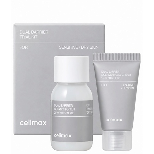 Набор средств для лица CELIMAX Набор миниатюр с церамидами Dual Barrier Trial Kit