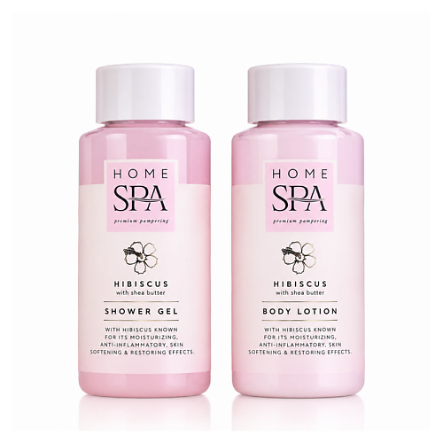 Набор средств для ухода за телом ACCENTRA Набор для тела Home Spa Hibiscus