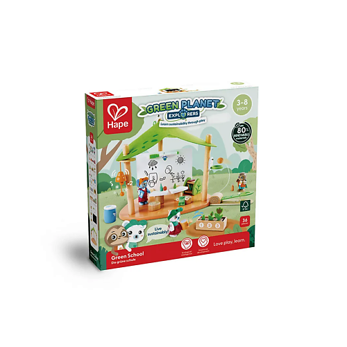 HAPE Развивающая игрушка Школа Зелёная планета