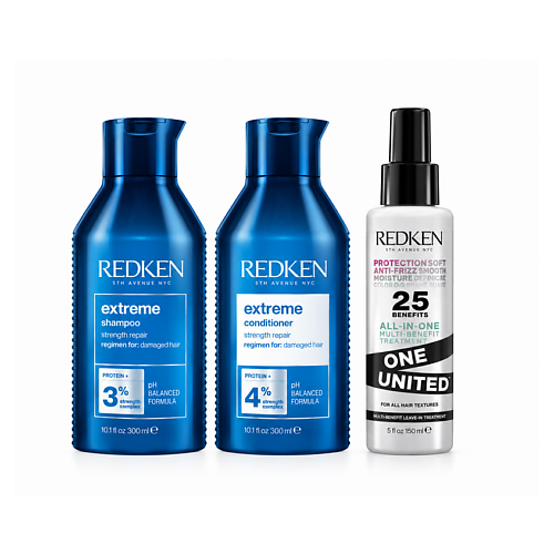 Набор для ухода за волосами REDKEN Набор для ухода за повреждёнными волосами Extreme