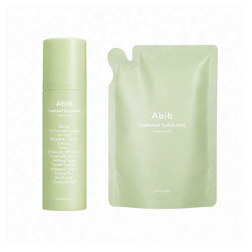 Тоник для лица ABIB Мист для лица Heartleaf Facial Mist, 150 мл + рефил 150 мл