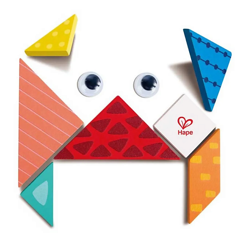 HAPE Развивающая игрушка Танграм мини