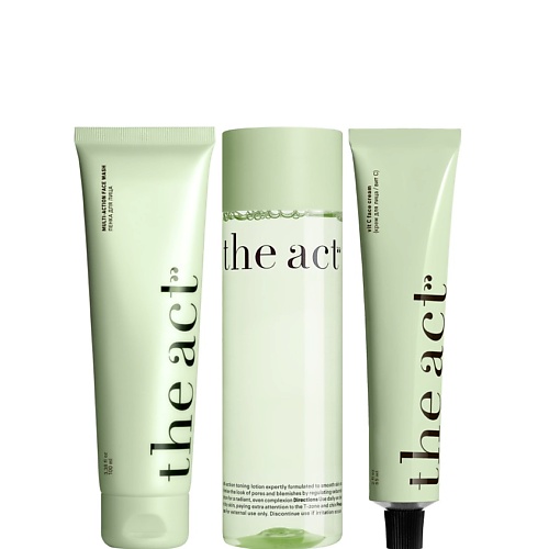 Набор средств для лица THE ACT Набор для ежедневного ухода за кожей лица