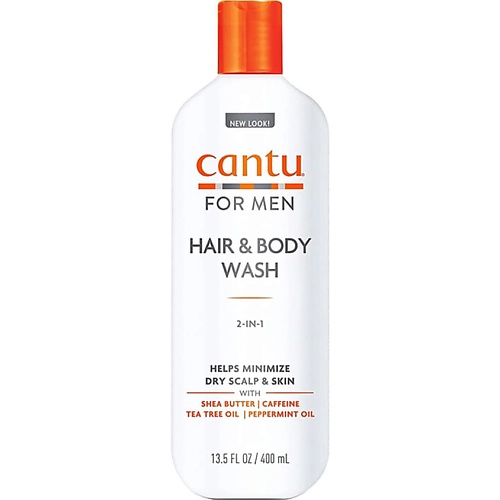 Шампунь для волос CANTU Шампунь для волос MENS 3IN1 SHAMPOO ,CONDITIONER,BODY WASH 400 ML