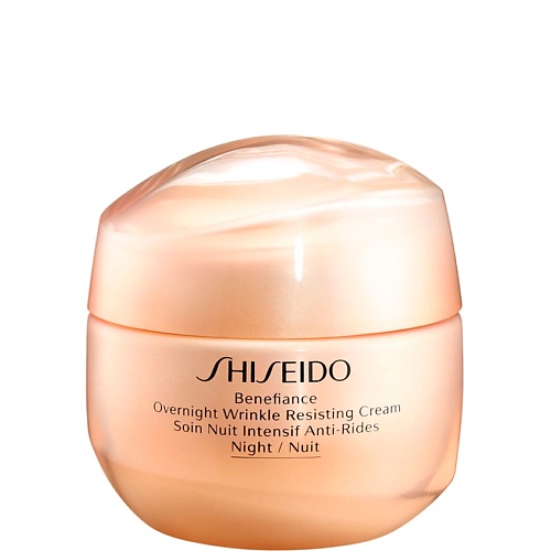Крем для лица SHISEIDO Ночной крем, разглаживающий морщины Benefiance