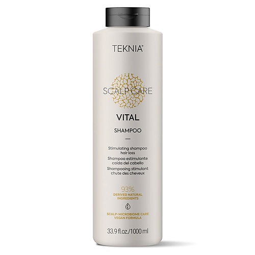 LAKME Шампунь Vital мицеллярный бессульфатный против выпадения волос Teknia Scalp Care Vital Shampoo 1000
