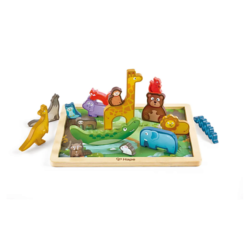 Игрушка HAPE Пазл Мир животных