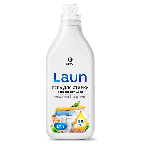 Гель для стирки GRASS Гель для стирки всех видов тканей Laun