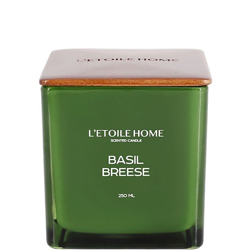 Свеча ароматическая LETOILE HOME Ароматическая свеча Бриз базилика Scented Candle