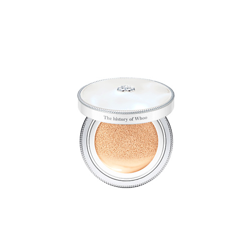Тональное средство THE HISTORY OF WHOO Кушон Gongjinhyang Seol Radiant White Moisture + Сменный блок (рефилл)