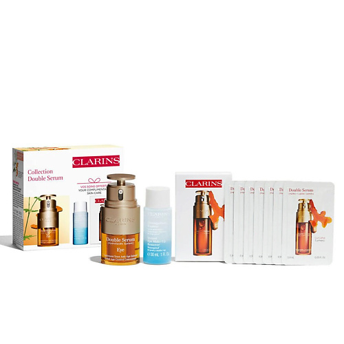Набор средств для лица CLARINS Набор средств для лица Набор (Сыворотка для глаз+средство для снятия макияжа+Сыворотка 7 х)