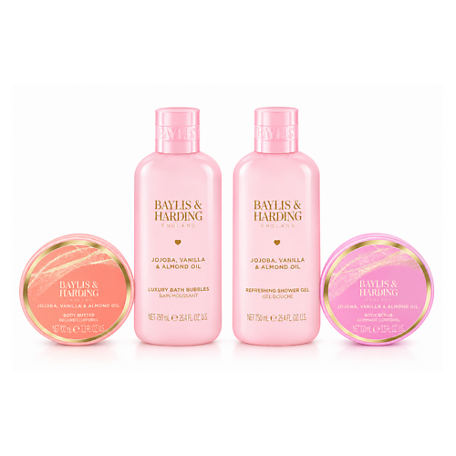 Набор средств для ухода за телом BAYLIS&HARDING BAYLIS & HARDING Набор для ванны Jojoba, Vanilla & Almond Oil