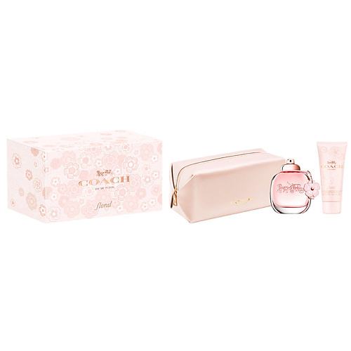 Набор парфюмерии COACH Набор парфюмерии FLORAL SET 'S1 24 (EDP 90ML+BL 100ML+POUCH)