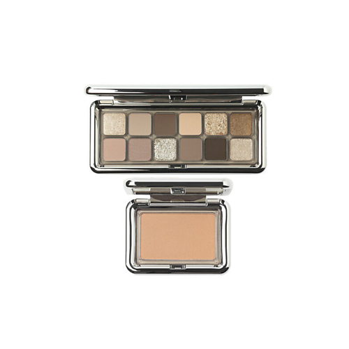 Набор средств для лица 3CE Набор: Палетка теней для век New Take Eyeshadow Palette + Румяна New Take Face Blusher