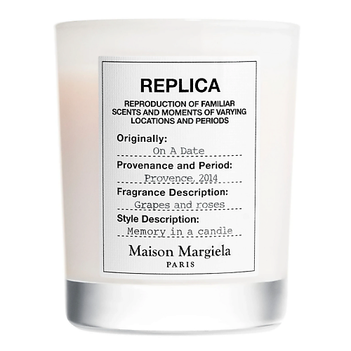 Свеча ароматическая MAISON MARGIELA Ароматическая свеча Replica On A Date