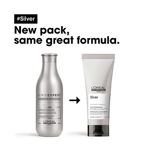 Кондиционер для волос L'OREAL PROFESSIONNEL Кондиционер для волос CONDITIONER, FOR GREY, WHITE OR LIGHT BLONDE HAIR,