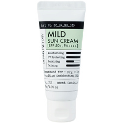 SPF Солнцезащитный крем для лица гипоаллергенный SPF 50+ Mild Sun Cream