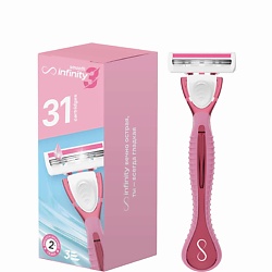 Женская бритва станок +31 сменная кассета Smooth 3
