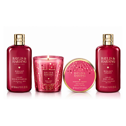 BAYLIS & HARDING Набор для тела Midnight Cherry Candlelit Bathing