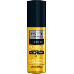 ESTEL Мерцающее драгоценное масло для волос и тела GOLDEN OILS SECRETS