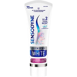 Зубная паста активное отбеливание от темного налета Clinical White