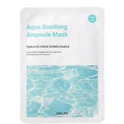 Маска тканевая с центеллой и гиалуроновой кислотой AQUA SOOTHING AMPOULE MASK