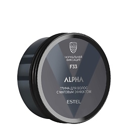 Глина для волос с матовым эффектом ALPHA нормальная фиксация