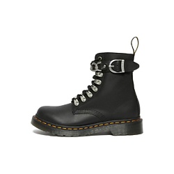 Кроссовки Dr.Martens 1460 Pascal Chain Leather Lace Up Boot Black Womens