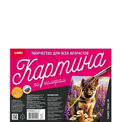 Маленький друг. Картина по номерам 30*40 холст (LORI)