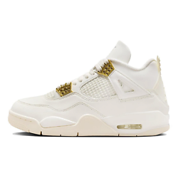 Кроссовки женские Air 4 WMNS "Metallic Gold"