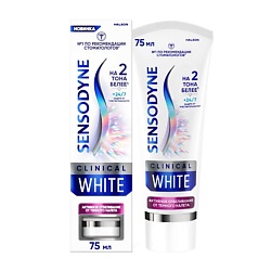 Зубная паста активное отбеливание от темного налета Clinical White