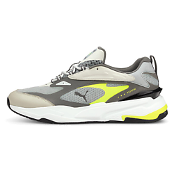 Кроссовки RS Fast Neon Running Shoes White/Brown/Yellow
